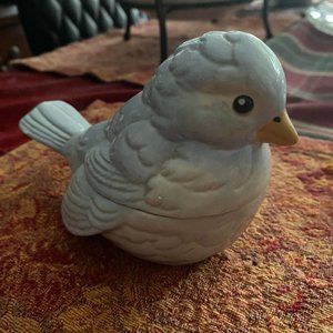Blue Bird Trinket Box